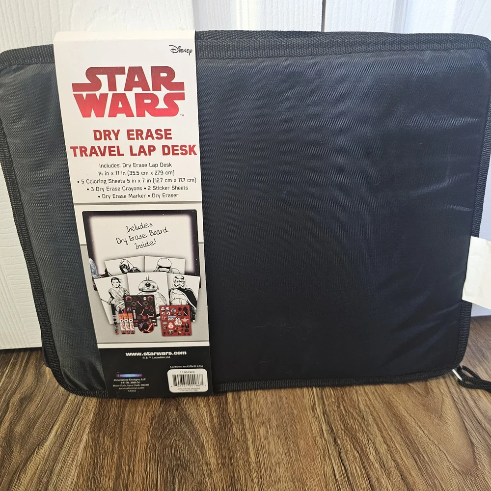 Star Wars The Force Awakens Dry Erase Travel Lap Desk - See Description!